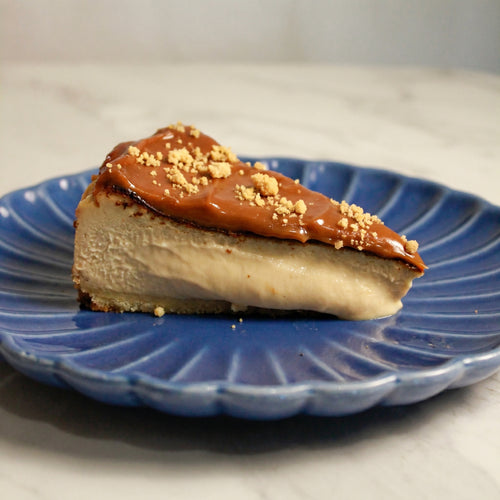 Doré Dulce de Leche basque cheesecake — slice