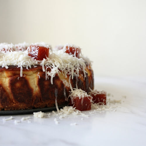 Doré Guava basque cheesecake — 3/4 view
